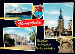 Delcampe - REMSCHEID NRW Patronatsschiff Stadttheater Und Rathaus Ev Stadtkirche - Remscheid