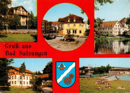 Delcampe - Bad Salzungen Fremdenheim Joos Marktbrunnen Mohren Apotheke Hufeland Sanatorium - Bad Salzungen
