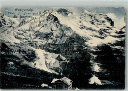 Delcampe - 3823 Wengen 1905 Foto AK Wengernalp Hotel Jungfrau - 38067401 - Wengen