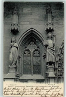 Delcampe - 4000 Basel Bâle 1905 - Linksseitige Standbilder Am Hauptportal Des Münst... - 10618557 - Basel