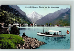Delcampe - 6454 Flüelen - Vierwaldstättersee Flüelen Und Der Bristenstock Boot - 12110273 - Flüelen