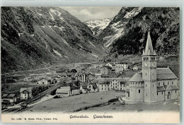 Delcampe - 6487 Göschenen - Kirche Gotthardbahn - 10604587 - Göschenen