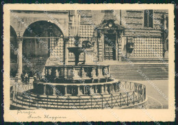 Delcampe - Perugia Città Fontana Maggiore ABRASA FG Cartolina KB4728 - Perugia
