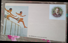 Delcampe - Sport..INDE  Indein OLD Cover.WITH.GANDHI Stamp - Buste