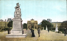 Delcampe - CPA Paris Le Tuileries L Allee Centrale Et Le Monument Quand Meme - Louvre