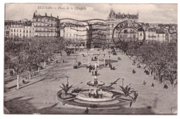 Delcampe - BEZIERS Place De La Citadelle (carte Animée) - Beziers