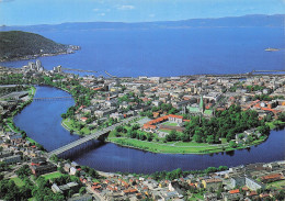 Delcampe - NORVEGE TRONDHEIM VUE DE LA VILLE ET DU FJORD - Norwegen