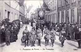 Delcampe - VEURNE - Procession De FURNES - Six Trompettes - Veurne