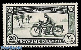 Delcampe - Egypt (Kingdom) 1926 Express Mail 1v, Unused (hinged), Transport - Motorcycles - Neufs