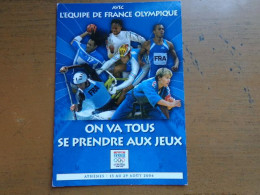 Delcampe - Olympische Spelen / L'équipe De France Olympique 2004 -> Onbeschreven - Olympische Spiele