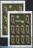 Delcampe - Malta 1978 Europa 2 M/ss (= 10 Sets), Mint NH, History - Europa (cept) - Art - Sculpture - Sculpture