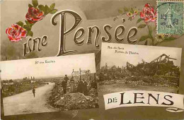 Delcampe - Carte Postale Ancienne - 62 - Lens - Une Pensée De Lens - Multivues - Ecrite En 1920 - CPA - Voir Scans Recto-Verso - Po - Lens