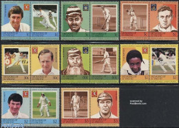 Delcampe - Saint Vincent & The Grenadines 1984 Cricket 8x2v [:], Mint NH, Sport - Cricket - Sport (other And Mixed) - Cricket