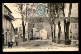 Delcampe - 48 - LANGOGNE - AVENUE DE LA GARE - Langogne