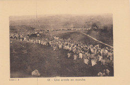 Delcampe - CPA Éthiopie / Abyssinie – 11 Une Armée En Marche – Militaria Guerriers Soldats Troupe Histoire - Äthiopien