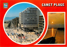 Delcampe - Cannet Plage, Multi Vues 2 (scan Recto-verso) KEVREN0054 - Canet Plage