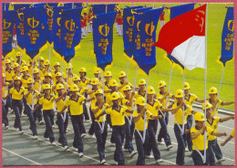 Delcampe - Singapore 1975's NATIONAL DAY PARADE, LH039, UNC CPSM Cpc - Singapore