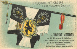 Delcampe - MILITARIA , Dapeau Allemand Du 69° D’infanterie , 2° Bataillon , * 529 81 - Weltkrieg 1914-18