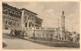 Delcampe - Dh9 Cartolina Falconara Municipio E Monumento Ai Caduti Provincia Di Ancona - Ancona