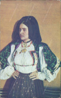 Delcampe - Ct409 Cartolina Costumi Sardi Signora Di Oliena Nuoro Sardegna - Nuoro