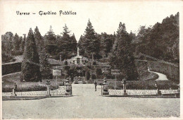 Delcampe - Dh26 Cartolina Varese Citta' Giardino Pubblico - Varese