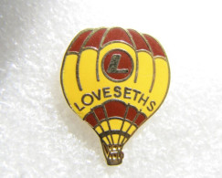 Delcampe - PIN'S   MONTGOLFIÈRE  BALLON  LOVESETHS  Email Grand Feu - Airships