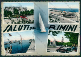 Delcampe - Rimini Città Saluti Da Foto FG Cartolina KB0503 - Rimini