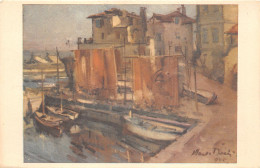 Delcampe - Lot 47 Vladimir Becic Volosko Croatia Painting Postcard Boat Artist Signed - Welt