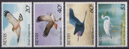 Delcampe - Nevis 1985 Y&T 267, 268, 269, 270 Neuf ** - Faucons Et Hérons - Oiseaux - Birds - St.Kitts Und Nevis ( 1983-...)