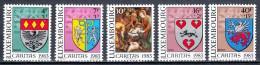 Delcampe - Luxemburg Mi 1086,1090 Stadswapens  Postfris ,zie Scan - Neufs