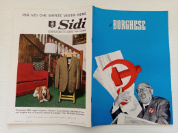 Delcampe - Ca20,rivista"il Borghese"satira,la Paura Di Nenni,1964 - Altri & Non Classificati
