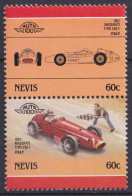 Delcampe - Nevis 1986 Y&T 371, 372 Neuf ** - Automobiles - St.Kitts Und Nevis ( 1983-...)
