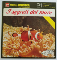 Delcampe - Bn View Master I Segreti Del Mare  Stereo 21 Foto In Rilievo - Stereoscopi