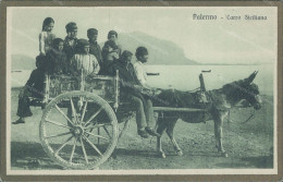 Delcampe - Ct448 Cartolina Palermo Carro Siciliano - Palermo