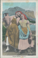 Delcampe - Ct455 Cartolina Costumi Siciliani All'acqua Sicilia - Sonstige & Ohne Zuordnung