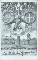 Delcampe - Ct472 Cartolina Associazione Samaritana Croce Bianca Club Ausonia Fiume D'italia - Werbepostkarten