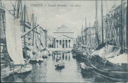 Delcampe - Ct478 Cartolina Trieste Citta' Canal Grande 1915 - Trieste (Triest)