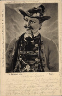 Delcampe - Artiste CPA Recknagl, Th., Hansl, Mann In Bayrischer Tracht, Pfeife - Trachten