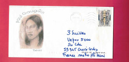 Delcampe - Lettre De 2005 Pour La France YT N° 698 - Seul Sur Lettre - Tiki - Cartas & Documentos