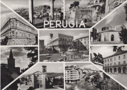 Delcampe - CARTOLINA  PERUGIA,UMBRIA-STORIA,MEMORIA,CULTURA,RELIGIONE,IMPERO ROMANO,CRISTIANESIMO,BELLA ITALIA,VIAGGIATA 1965 - Perugia