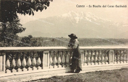 Delcampe - Dh44 Cartolina Cuneo Citta' La Bisalfa Dal Corso Garibaldi 1915 - Cuneo
