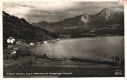 Delcampe - EGG AM FAAKER SEE, CARINTHIA, FAAKER LAKE, MITTAGSKOGEL MOUNTAIN, PENSION ASCHGAN, HOUSES, B/W, POSTCARD, AUSTRIA - Villach