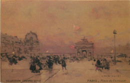 Delcampe - Illustration De Luigi LOIR , Collection Lefevre-Utile , Paris , Place Du Carrousel , * MS 540 31 - Loir