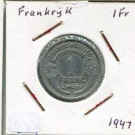 Delcampe - 1 FRANC 1947 FRANCE Pièce Française #AM546 - 1 Franc