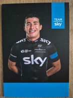 Delcampe - Card Sergio Henao - Team Sky - 2014 - Cycling - Cyclisme - Ciclismo - Wielrennen - Radsport