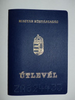 Delcampe - Hungary Passport Republic Era II. Type 1999 - Documenti Storici