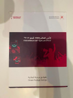 Delcampe - Oman 2022 DISCONTINUED Fifa World Cup Qatar 2022 Information Folder - Oman