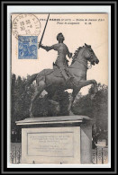 Delcampe - 49261 N°257 Statue De Jeanne D'Arc Paris St Quentin 30/9/1929 France Carte Maximum (card) - ...-1929