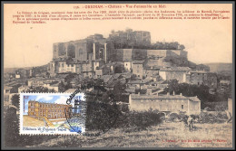 Delcampe - 56354 N°3415 Le Chateau De Grignan Drome Castle Vue D'ensemble Au Midi 2001 France Carte Maximum Fdc Sur Cpa - 2000-2009