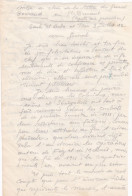 Delcampe - 3 JUILLET 1912 - MISE AU CLAIR DE LA LETTRE DU GENERAL GOURAUD AU GENERAL BUNOUST (APRES UNE PROMOTION) - Documents